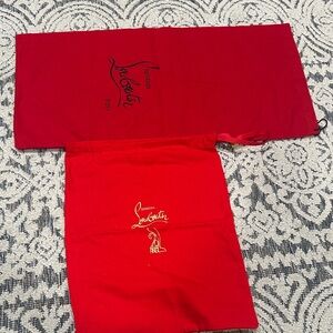 Christian Louboutin Signature Red Dust Bags